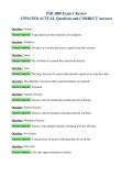 PSB 2000 Exam 1 Review&NewLine;UPDATED ACTUAL Questions and CORRECT Answers