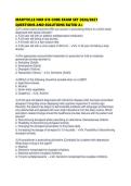 MARYVILLE NUR 615 CORE EXAM SET 2026&period;pdf&NewLine;&NewLine;1&period; Document information