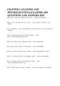 Chapter 2 Anatomy and Physiology Final Exam &ndash; Milady Questions and Correct Answers &vert; Latest Update 2026 &vert; Comprehensive Exam Study Guide