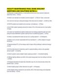 FACILITY MAINTENANCE FINAL EXAM 2026&period;pdf&NewLine;&NewLine;1&period; Document information