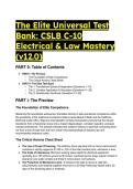 S-Tier CSLB C-10 Electrical & Law Mastery Test Bank &lpar;v12&period;0&rpar; &vert; 2026&sol;2027 Elite Exam Prep