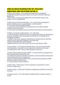 ARM 401 MAIN EXAMINATION SET 2026&period;pdf&NewLine;&NewLine;1&period; Document information