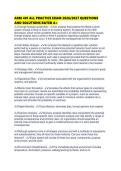 ARM 401 ALL PRACTICE EXAM 2026&period;pdf&NewLine;&NewLine;1&period; Document information