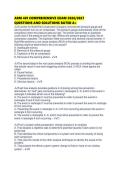 ARM 401 COMPREHENSIVE EXAM 2026&period;pdf&NewLine;&NewLine;1&period; Document information