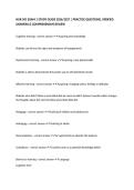 NUR 501 EXAM 1 STUDY GUIDE 2026&sol;2027 &vert; PRACTICE QUESTIONS&comma; VERIFIED ANSWERS & COMPREHENSIVE REVIEW