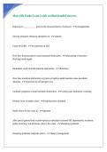 Maryville Patho Exam 4 with verified detailed answers
