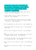 Chapter 5 Milady's Esthetics &lpar;Glossary&rpar;&colon; General Anatomy & Physiology Questions with Correct Answers &vert; Latest Update 2026 &vert; Comprehensive Exam Study Guide