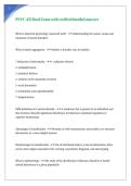 PSYC 435 final Exam with verified detailed answers