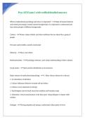 Psyc 435 Exam 1 with verified detailed answers