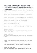 Chapter 6&colon; Anatomy &ndash; Milady Nail Technology Questions with Correct Answers &vert; Latest Update 2026 &vert; Comprehensive Exam Study Guide