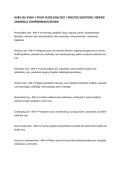 NURS 505&colon; EXAM 1 STUDY GUIDE 2026&sol;2027 &vert; PRACTICE QUESTIONS&comma; VERIFIED ANSWERS & COMPREHENSIVE REVIEW