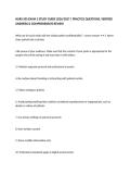 NURS 505 EXAM 2 STUDY GUIDE 2026&sol;2027 &vert; PRACTICE QUESTIONS&comma; VERIFIED ANSWERS & COMPREHENSIVE REVIEW