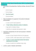 Medication Aide State Exam Review 2026 &vert; Verified Q&A &vert; &NewLine;Graded A&plus;