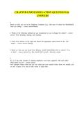 Chapter 8 Mini Simulation Questions & Answers &vert; Latest Update 2026 &vert; Comprehensive Exam Practice Study Guide