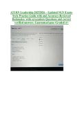 ATI RN Leadership 20252026 &ndash; Updated NGN Exam&NewLine;Style Practice Guide with and Accuracy-Reviewed &NewLine;Rationales&sol; with screenshots Questions and correct &NewLine;verified answers&period; Guaranteed pass &sol;Graded A&plus;