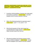 ARKANSAS JURISPRUDENCE COUNSELING EXAM 2026 &vert; ACTUAL&NewLine;QUESTIONS & CORRECT ANSWERS &vert; LATEST UPDATE 2026&sol;2027 &vert;&NewLine;GRADED A&plus; &vert; GUARANTEED SUCCESS&period;