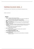 Farmacologie Deel 2 - 2025