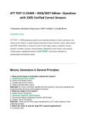 ATT TEST 11 EXAM &ndash; 2026&sol;2027 Edition &ndash;Questions with 100&percnt; Verified Correct Answers 