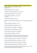 COKO 2026&sol;2027 QUESTIONS AND SOLUTIONS RATED A&plus;&NewLine;