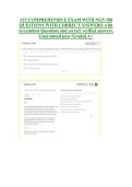 ATI COMPREHENSIVE EXAM WITH NGN 180 &NewLine;QUESTIONS WITH CORRECT ANSWERS&sol; with &NewLine;screenshots Questions and correct verified answers&period; &NewLine;Guaranteed pass &sol;Graded A&plus;
