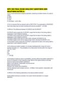 WPC 300 FINAL EXAM 2026&period;pdf&NewLine;&NewLine;1&period; Document information