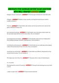 ServSafe Food Handler Review Exam Questions&NewLine;with well verified answers 2026&excl;&excl;&excl;
