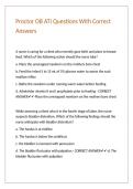 Proctor OB ATI Questions With Correct Answers