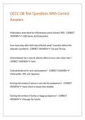 OCCC OB Test Questions With Correct Answers&period;