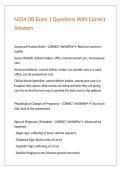 N354 OB Exam 1 Questions With Correct Answers