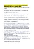 MAINE CRMA CERTIFICATION FINAL EXAM 2026&period;pdf&NewLine;&NewLine;1&period; Document information