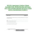 2023 RN Comprehensive Predictor Ultimate &NewLine;Screenshot Guide  180 Real Questions and Expert- &NewLine;NGN&sol; with screenshots Questions and correct verified &NewLine;answers&period; Guaranteed pass &sol;Graded A&plus; &NewLine;&NewLine;