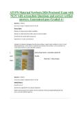 ATI PN Maternal Newborn 2026 Proctored Exam with &NewLine;NGN&sol; with screenshots Questions and correct verified &NewLine;answers&period; Guaranteed pass &sol;Graded A&plus;