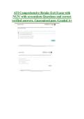 ATI Comprehensive Retake Exit Exam with &NewLine;NGN&sol; with screenshots Questions and correct &NewLine;verified answers&period; Guaranteed pass &sol;Graded A&plus;