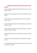 BSIS public relations Exam &num;1 Questions with correct&NewLine;answers