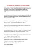 BSIS Review Exam &num;1 Questions with correct answers