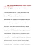 BSIS Security Training Study Guide Exam &num;1 Questions&NewLine;with correct answers
