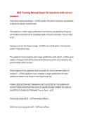 BSIS Training Manual Exam &num;1 Questions with correct&NewLine;answers