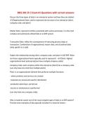BSIS-301 Ch 2 Exam &num;1 Questions with correct answers