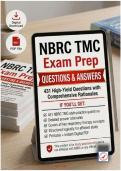 NBRC TMC Practice Exam 2026-2027&colon; Verified Q&A for Respiratory Therapy Board Exam&NewLine;&NewLine;