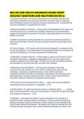 MN LIFE AND HEALTH INSURANCE EXAMS SCRIPT 2026&period;pdf&NewLine;&NewLine;1&period; Document information