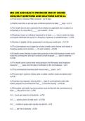 MN LIFE AND HEALTH PRODUCER END OF COURSE 2026&period;pdf&NewLine;&NewLine;1&period; Document information