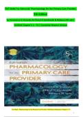 Test Bank for Pharmacology for the Primary Care Provider&comma; 4th Edition&NewLine;&NewLine;