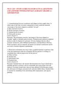 WGU C215 - STUDY GUIDE EXAM 200 ACTUAL QUESTIONS &NewLine;AND ANSWERS WITH RATIONALE ALREADY GRADED A&plus; &NewLine;ASSURED PASS
