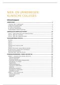 Nier en Urinewegen - Klinische colleges