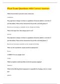 Picat Exam Questions with Correct Answers