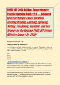 TOEFL iBT 2026 Edition&colon; Comprehensive &NewLine;Practice Question Bank v2&period;0 &mdash; Advanced &NewLine;Level150 Multiple-Choice Questions &NewLine;Covering Reading&comma; Listening&comma; Speaking&comma; &NewLine;Writing&comma; Vocabulary&comma; Grammar&comma; and Test &NewLine;Strategy for the Updated TOEFL iBT Format &NewLine;&lpar;Effective 