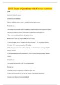 QME Exam 1 Questions with Correct Answers