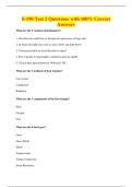 S-190 Test 2 Questions with 100&percnt; Correct&NewLine;Answers