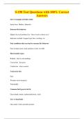 S-190 Test Questions with 100&percnt; Correct&NewLine;Answers