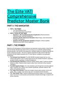 The Elite VATI Comprehensive Predictor Master Bank 2026&sol;2027 &vert; 55&plus; NGN Clinical Judgment Questions & Rationales &vert; S-Tier NCLEX-RN Study Guide